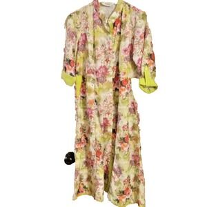 BiBA‎ Woman Floral patterned Dress bohemian chic size L 36 bust Cottage Core